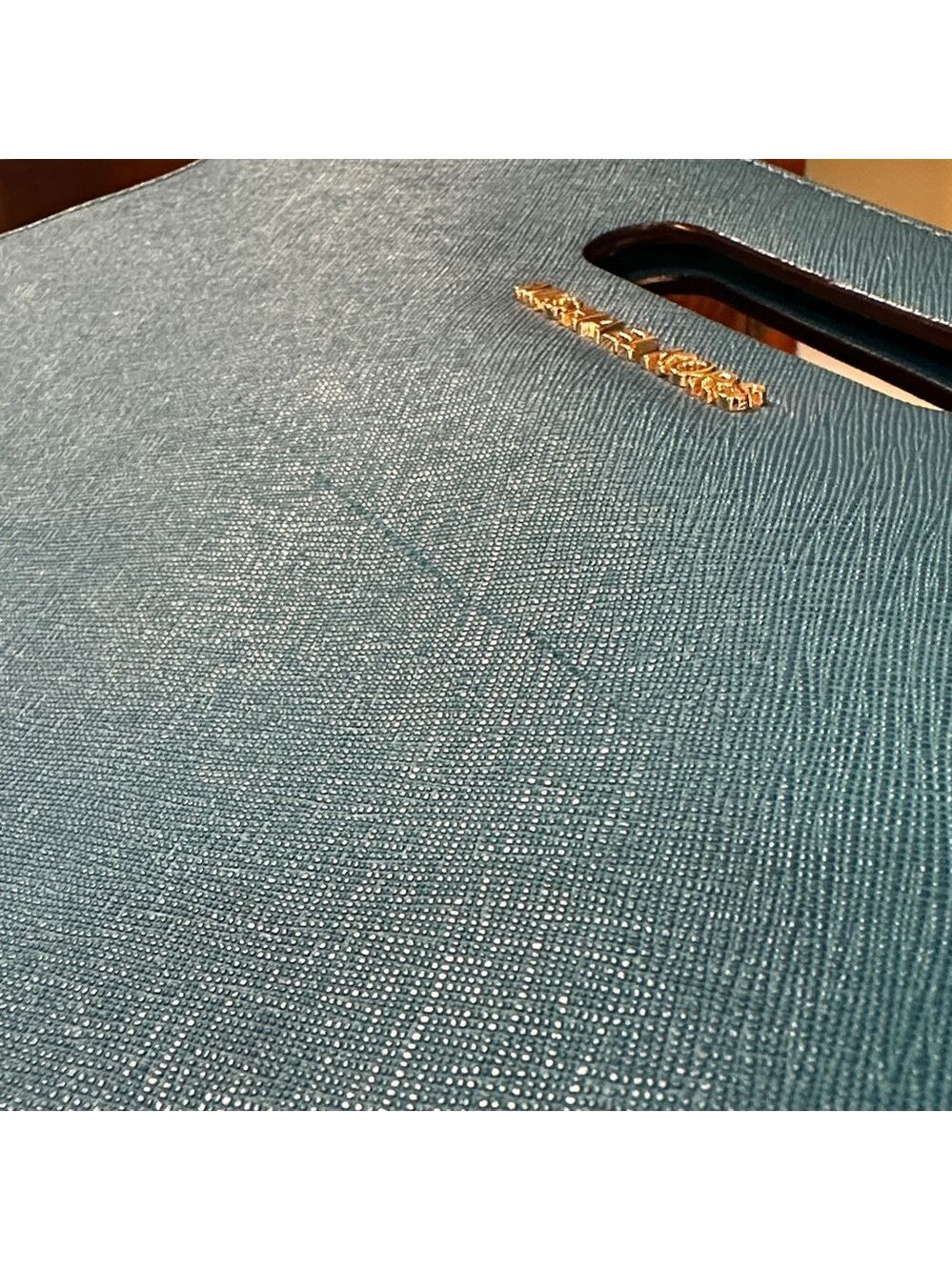 Michael Kors Tilda XL Teal Clutch - Picture 7 of 17